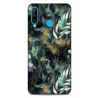 Huawei P30 Lite Uyumlu Kılıf Yeşil Delisi (13) Silikon Kap Çay yeşil