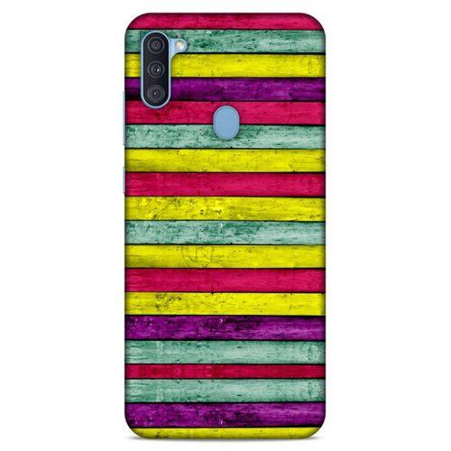 Lopard Samsung Galaxy A11 Uyumlu Kılıf Wood'X (30) Silicone Case Desenli
