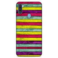 Lopard Samsung Galaxy A11 Uyumlu Kılıf Wood'X (30) Silicone Case Desenli