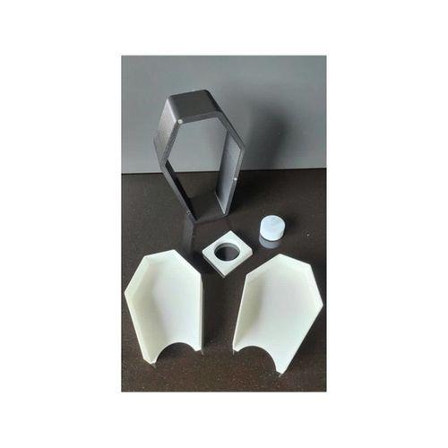 Çift Taraflı Mum Tabut (Kapak Dahil Değil) (Bu ürün Sadece Plastik parçadır - Almadan Önce Soru Sorabilirsiniz)