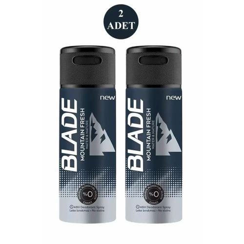 2 Adet Mountain Fresh Erkek Deodorant 150ml Leke Bırakmaz