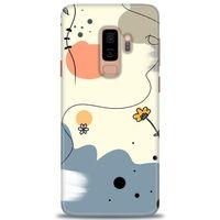 Samsung Galaxy S9 Plus Kılıf HD Baskılı Kılıf - Papatya + Tam Ekran Koruyucu