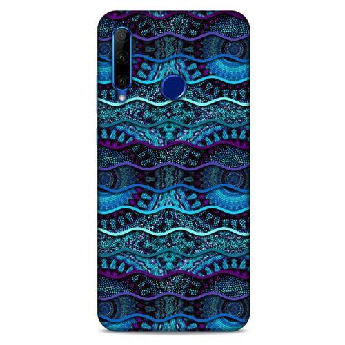 Huawei Y6P Kılıf Baskılı Özel Seri Taşlı (37) Silicone Cover