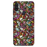 Graffitix (10) Desenli Silikon Kapak Samsung Galaxy M11 Kılıf