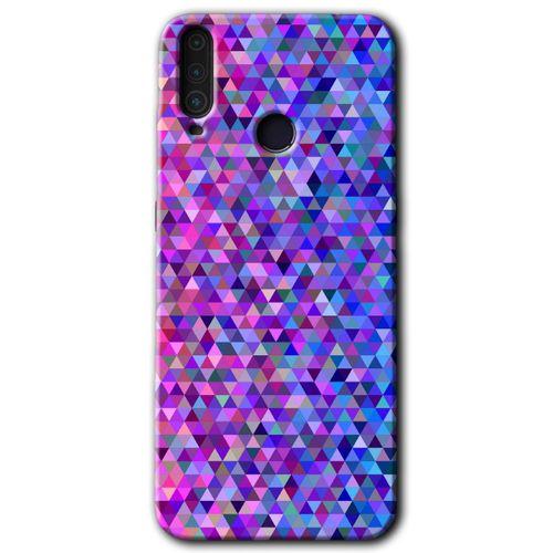 MRCİLETİSİM General Mobile GM 10 Kılıf HD Desen Baskılı Arka Kapak + Temperli Cam - Pixel Mozaik