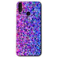 MRCİLETİSİM General Mobile GM 10 Kılıf HD Desen Baskılı Arka Kapak + Temperli Cam - Pixel Mozaik