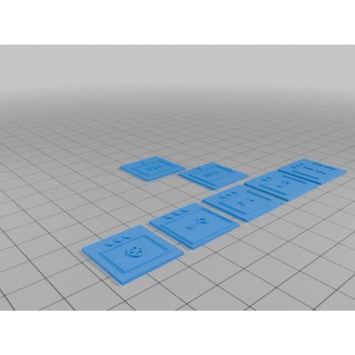 4 CMBG Cbt Engr Regt Cbt Sp Sqn ORBAT Jetonları 3D Baskı