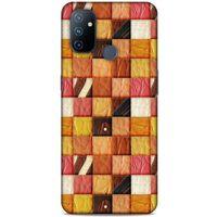 Huawei P40 Pro Kılıf Patchwork (2) Kabı Turuncu Sarı
