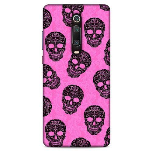 Xiaomi Mi 9T Uyumlu Kılıf Pembe Delisi (39) Liquid Crystal Kılıf Kurukafa