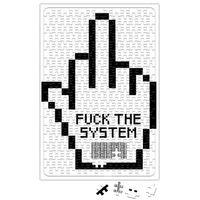 Fuuck The System Puzzle 240 Parça Yapboz
