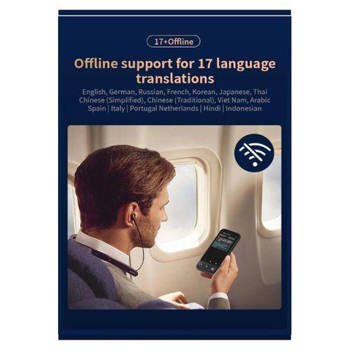 Kameralı 140 Dilde Wifi Özellikli Translator Elektronik Çeviri Cihazı Türkçe Menü