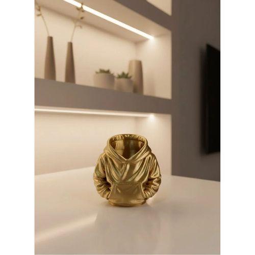 Dekoratif Gold Hoodie Kalemlik 10x10 Cm