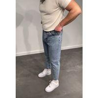 Erkek Kar Yıkamalı Buz Mavi Mom Jean