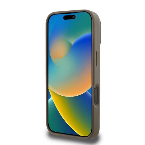 Apple iPhone 16 Pro Max Kılıf DKNY Orjinal Lisanslı M-safe Şarj Özellikli PU Deri Plain Kapak