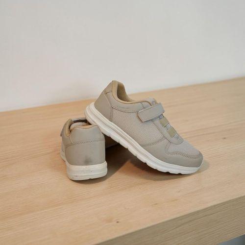 Black Sea 616 Bej Cırtlı Lastikli Fuspetli Bayan Spor Ayakkabı