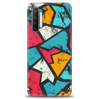 Realme XT Kılıf HD Baskılı Kılıf - Grafiti + Tam Ekran Koruyucu