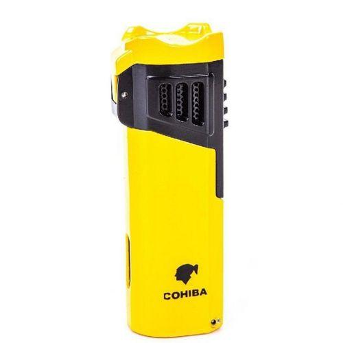 Cohiba CCM0623 4 Torch Gunmetal Puro Çakmağı Sarı