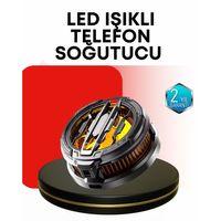 Rgb Işıklı Sessiz Fanlı Telefon Soğutucu