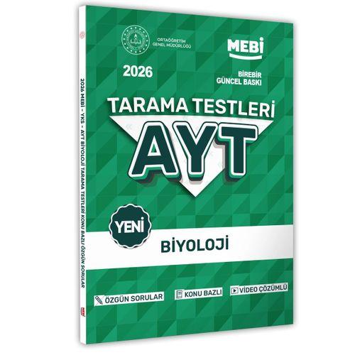 2026 YKS-AYT MEBİ-OGM Biyoloji Özgün Tarama Testleri Kitabı A4 Boyut Renkli Görsel BASKI ÜCRETİ
