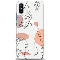 Xiaomi Redmi 9A Kılıf HD Baskılı Kılıf - Silüetler + Tam Ekran Koruyucu