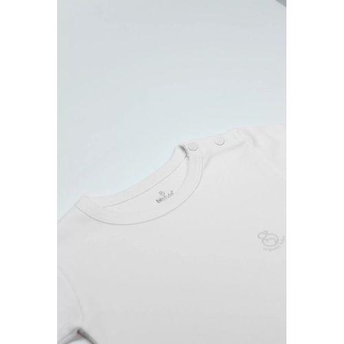 Bistyle Organik Natural Basic Style Yarım Kol Body Bs17103 Beyaz