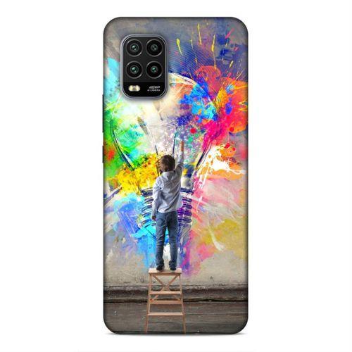 Xiaomi Mi 10 Lite Kılıf Ampul Arka Kapak Silikon Koruma Full Koruyucu