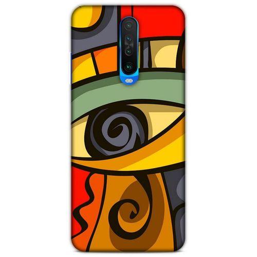 Lopard Xiaomi Redmi K30 5G Uyumlu Kılıf Soyut Sanat (7) Baskılı Telefon Kılıfı