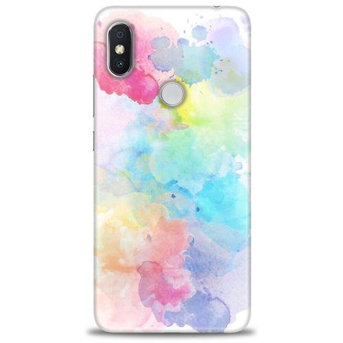 Xiaomi Redmi Note 6 Pro Kılıf HD Baskılı Kılıf - Renk Paleti + Tam Ekran Koruyucu