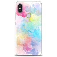 Xiaomi Redmi Note 6 Pro Kılıf HD Baskılı Kılıf - Renk Paleti + Tam Ekran Koruyucu