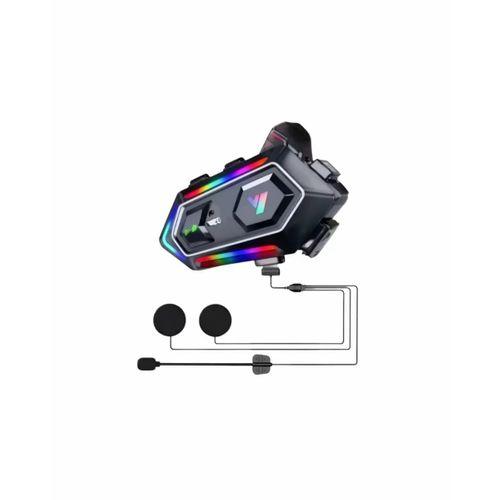 Bluetooth 5.3 Motosiklet Kask Intercom Kulaklık 1000 Metre Ipx6 Su Geçirmez