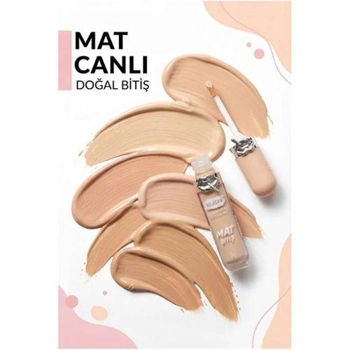 6'lı Mat Bitişli Fondöten Seti