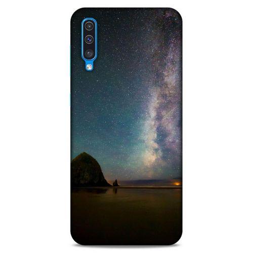 Lopard Samsung Galaxy A30s Uyumlu Kılıf Gece'S (20) Koruyucu Kılıf Siyah Yeşil