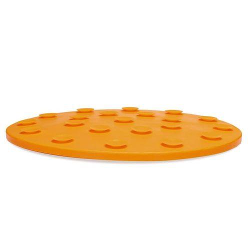 Beeztees Yavru Köpek Mama Yeme Oyuncağı, Daire Şeklinde, Silikon, Turuncu, 30cm
