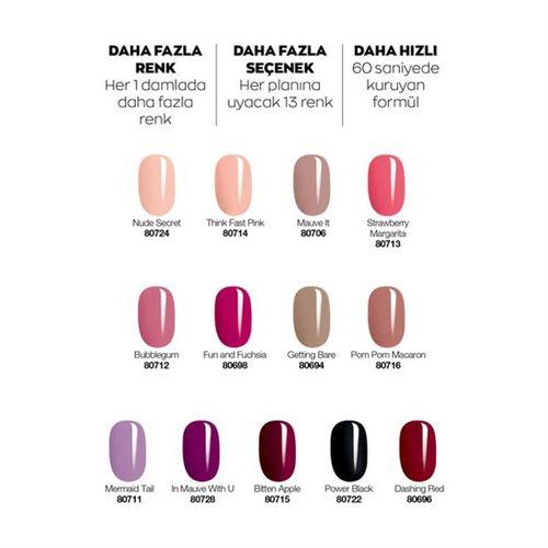 Avon Ultra Colour Tırnak Cilası Oje 10 ml - Power Black