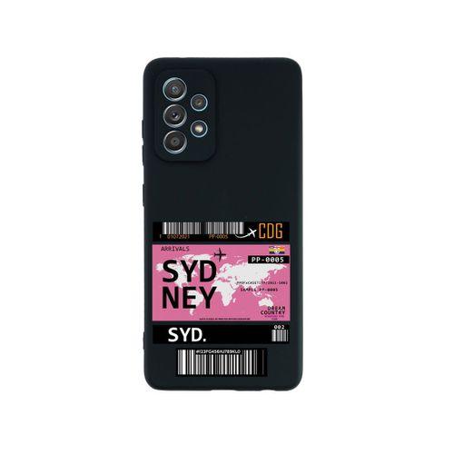Samsung A32 Sydney Premium Silikonlu Siyah Telefon Kılıfı