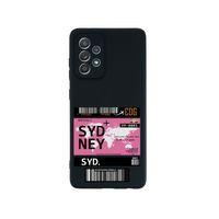 Samsung A32 Sydney Premium Silikonlu Siyah Telefon Kılıfı