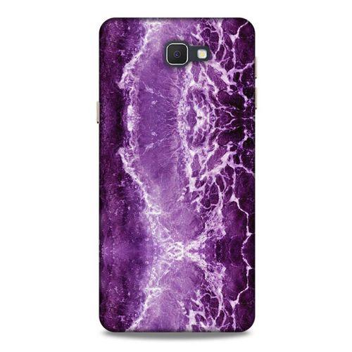 Mermer Desenli (18) Tema Telefon Kılıfları Mor Samsung Galaxy J7 Prime Kılıf