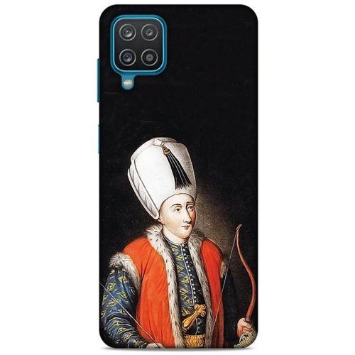 Samsung Galaxy A12 Uyumlu Kılıf Ottoman (27) Tasarımlı Kılıf Genç Osman