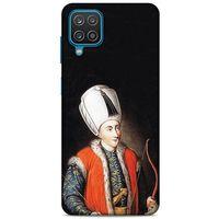 Samsung Galaxy A12 Uyumlu Kılıf Ottoman (27) Tasarımlı Kılıf Genç Osman