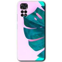 Redmi Note 11 Pro 5G Kılıf HD Desen Baskılı Arka Kapak - 3D Yaprak + Kırılmaz Cam