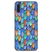Samsung Galaxy A50s Kılıf Desenli Özel Seri Tüyler (37) Silicone Cover