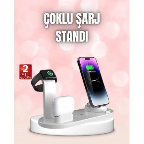 Qi Destekli Tüm Cihazlarla Uyumlu Kablosuz Şarj Ünitesi