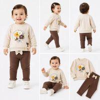 6/24 Ay Yandan Bağlamalı Penye Bebek Takımı