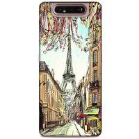 Cityx (31) Samsung Galaxy A80 Kılıf Silikon Kapak Desenli