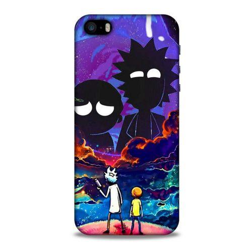 Apple iPhone SE Uyumlu Kılıf Rick And Morty (46) Core Armor Kılıf Decoy Ricks