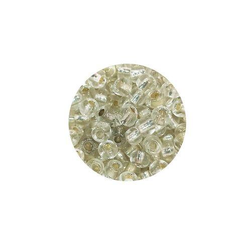 Dökme Cam Kum Boncuk Büyük Boy (6/0) 4 mm - 20 Gram - Şeffaf - BNC086