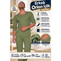 Erkek Orlon İçlik Uzun Kol Çağla Yeşili – Standart Beden – M 4010