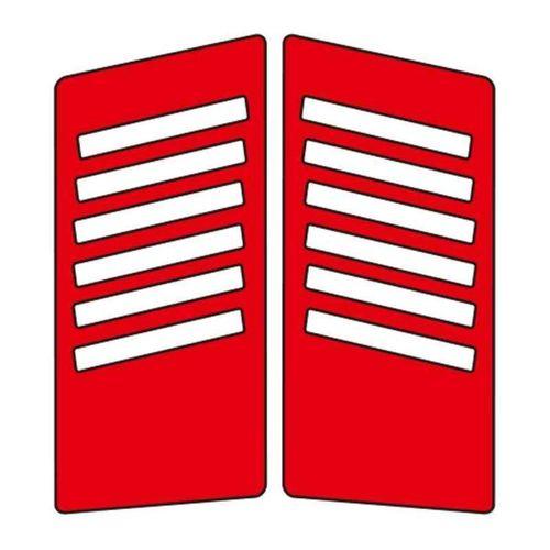 SEVGENT Cg Kırmızı Yan Kapak Sticker