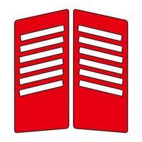 SEVGENT Cg Kırmızı Yan Kapak Sticker