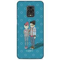 Xiaomi Redmi Note 9 Pro Kılıf FunnyMaX (16) Kalın Kılıf Mavi